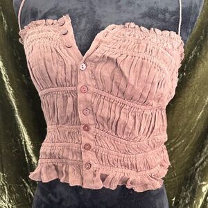 Free People Meridian Corset Top. NWOT